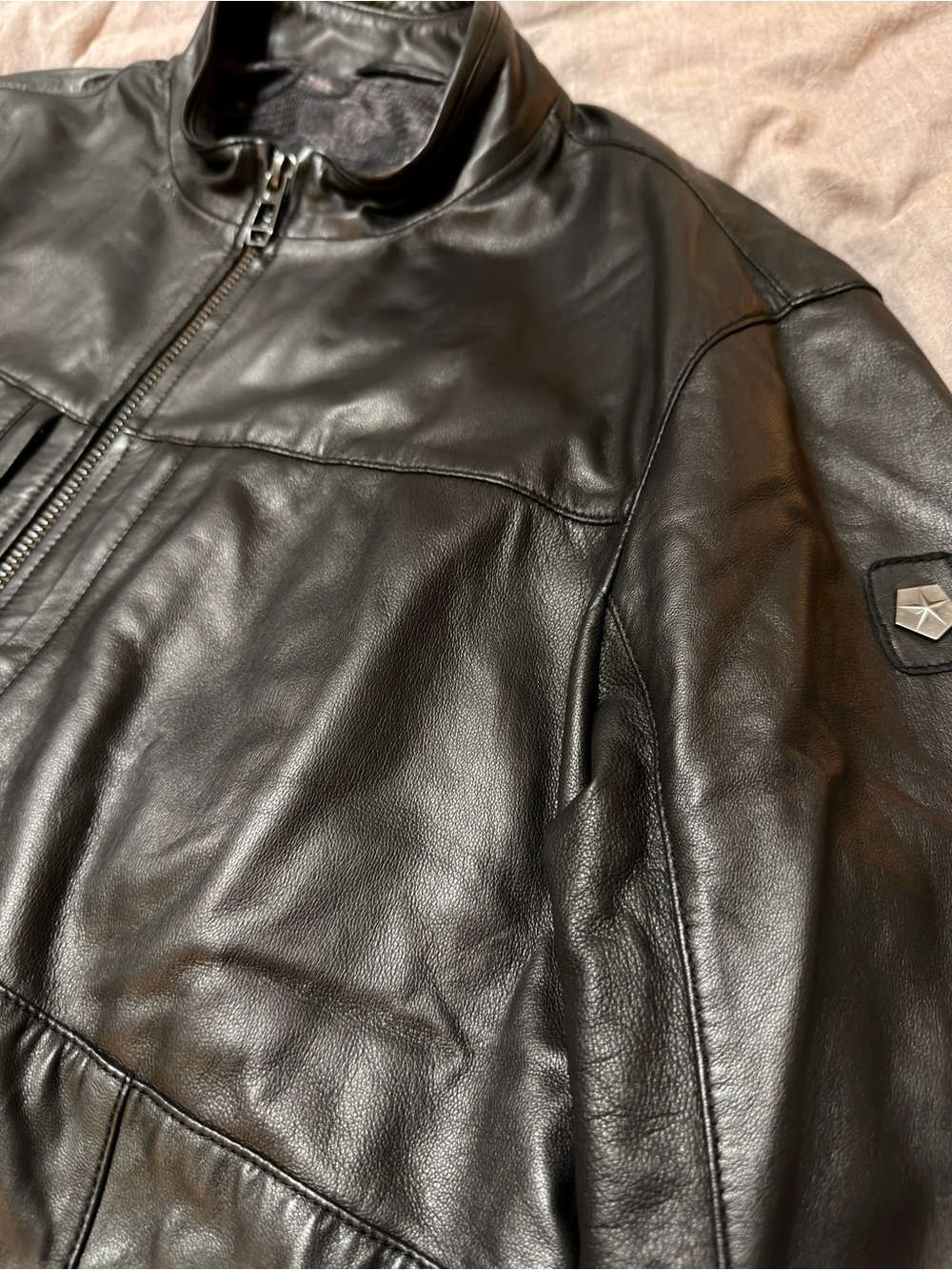 100% Lamb Nappa leather jacket - German luxury brand - Milestone - XXL